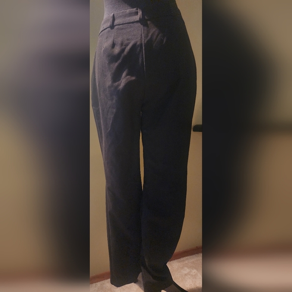 Suzy Sheir Black Dress Pants Straight Leg - Picture 7 of 11